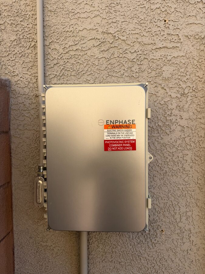 Example Enphase combiner box photo